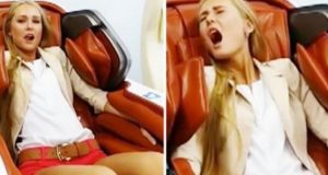 Massage Chair Overstimulates Female Customers