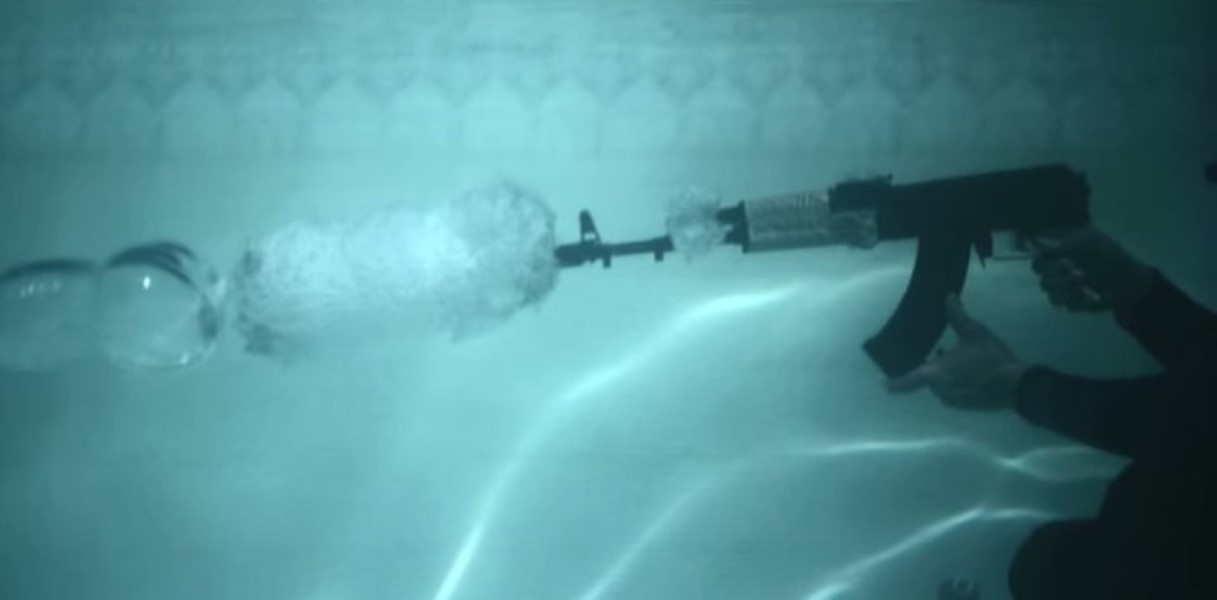 Shooting An AK-47 Under Water | IFLScience