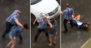 Domestic Violence Caught On Video