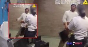 Prisoner Punches Female Guard