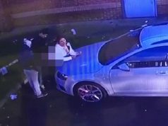 sex on car caught on CCTV