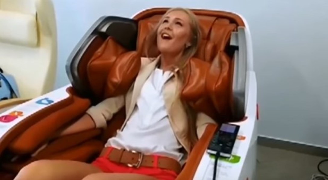 Massage Chair Overstimulates Female Customers